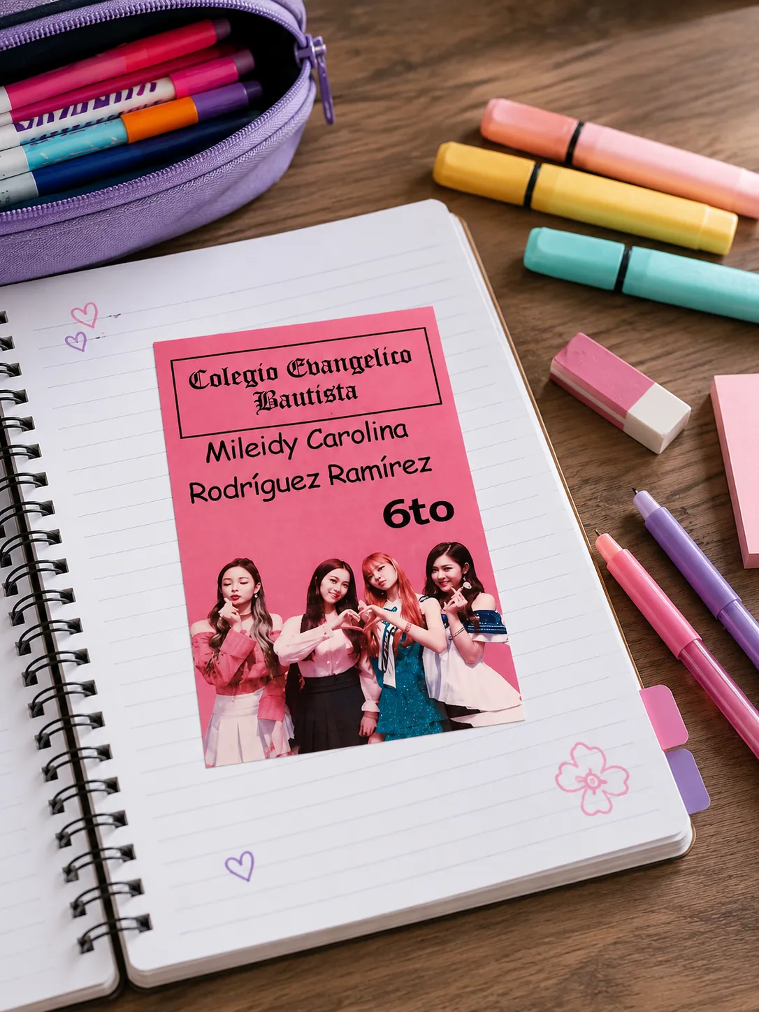 Stickers para cuadernos
